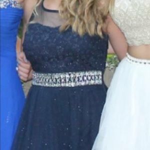 Navy “My Michelle” homecoming dress